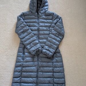 Steel Blue TNA Packable Botanie Puffer